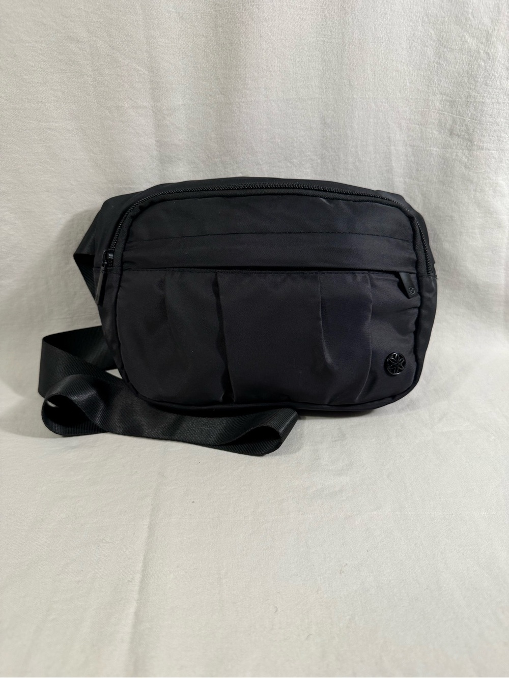 Gaiam black fanny pack hip bag Crossbody Sling Bag